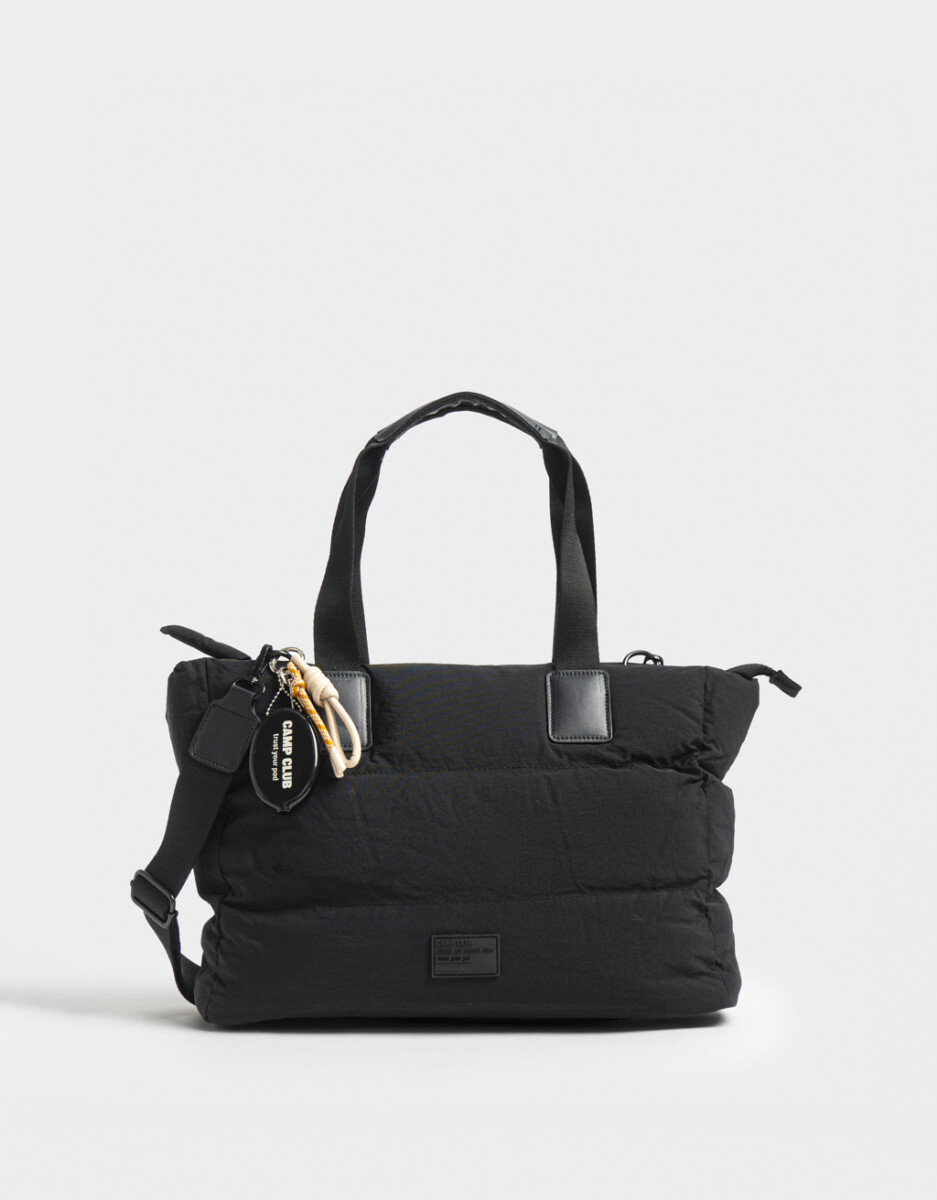 Cartera Shopper Negro 