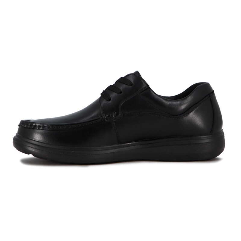 Zapato Starsax Hombre Acordonado Casual - Negro Negro