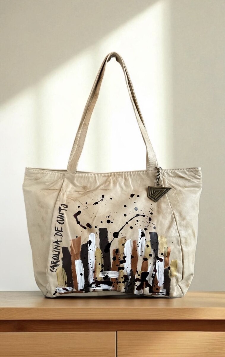 Cartera Moria Línea Ottenta - Natural Con Arte 