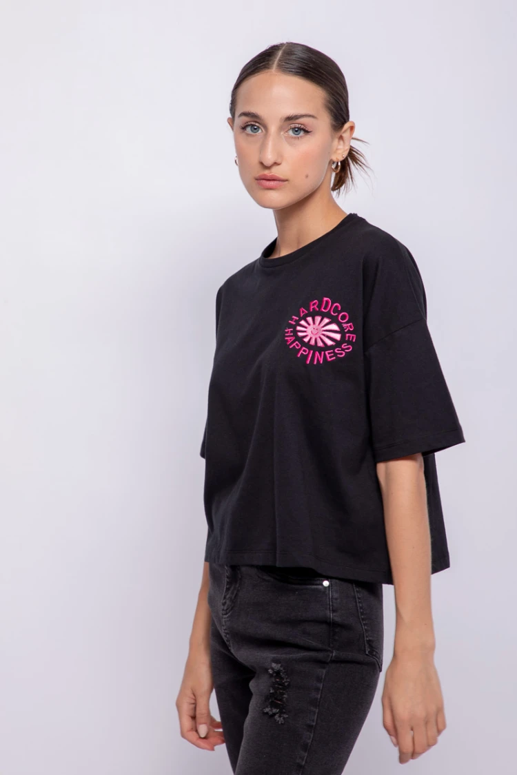 REMERA HARDCORE Negro