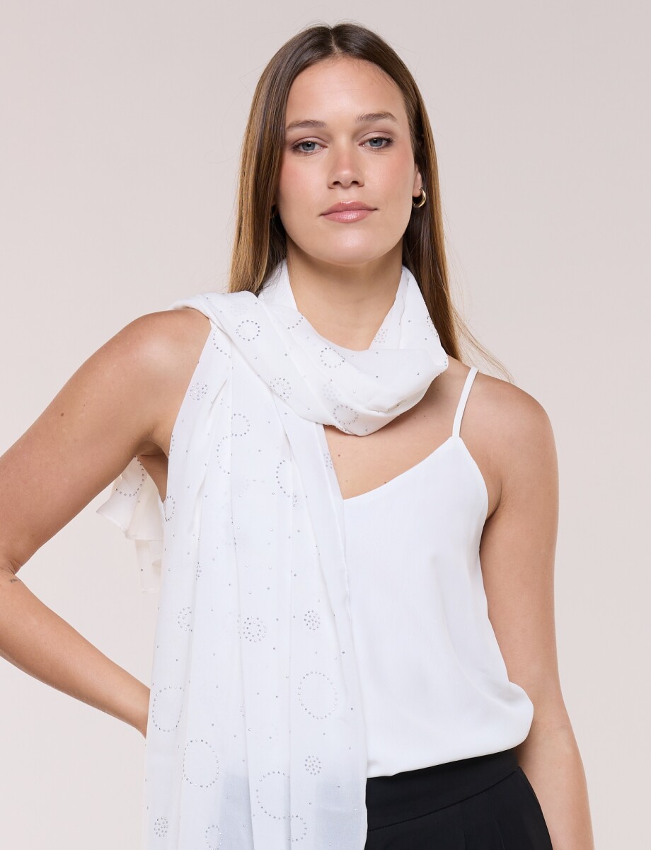 Pashmina Brillos - Blanco 