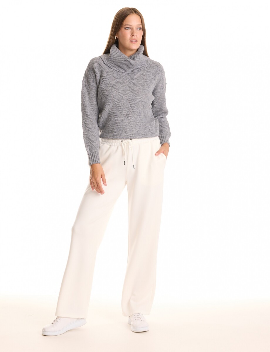 Jogger Basico Recto - Crudo 