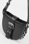 Bandolera croco hebilla negro