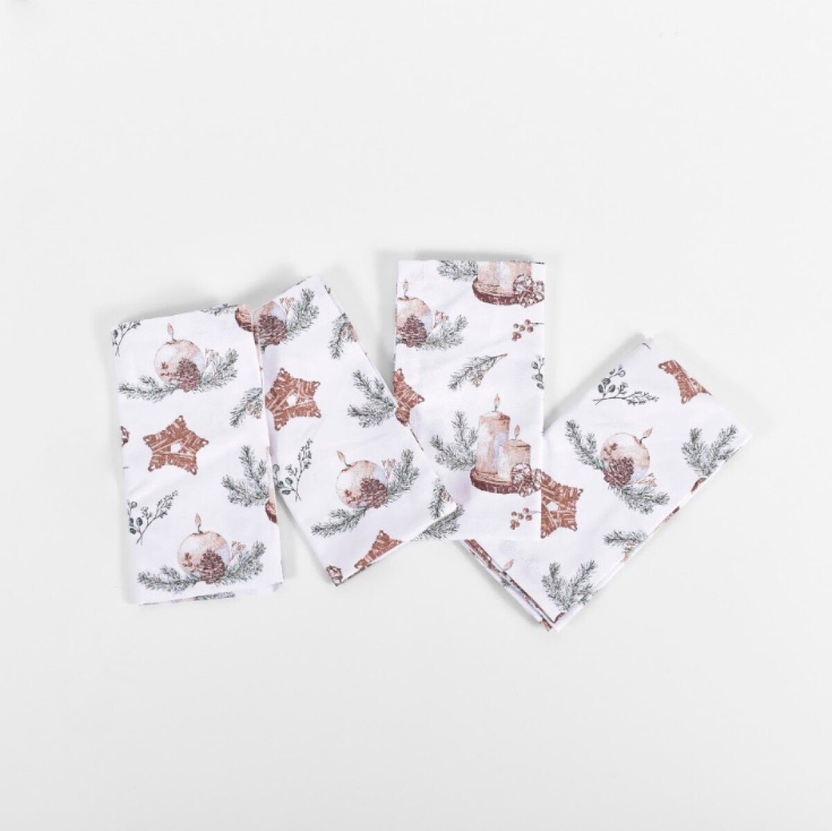 Set X4 Servilletas 45 x 45cm. Navidad 2026 - Cozy Christmas 