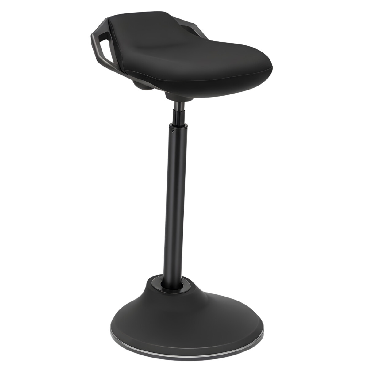 Taburete Banco Ergonómico Ajustable 360° HYBRICHAIR FLOW V2 - Color Negro 