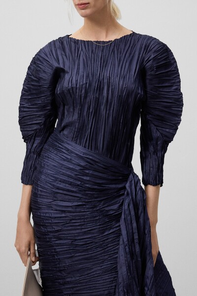 TOP CRINKLE Azul