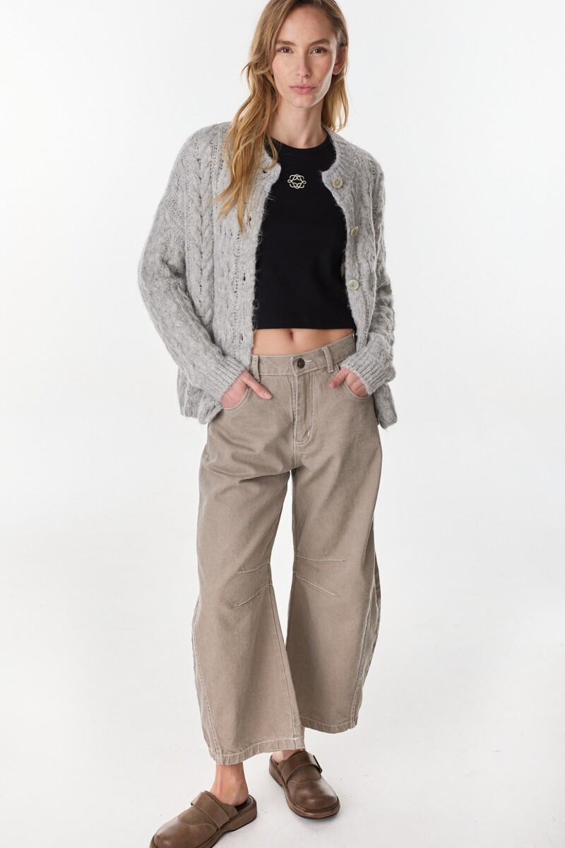 Cardigan Ixia Gris