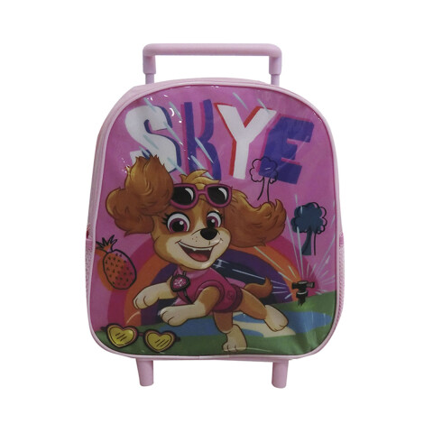 Mochila Infantil Paw Patrol con Carro 30 x 24 cm ROSA