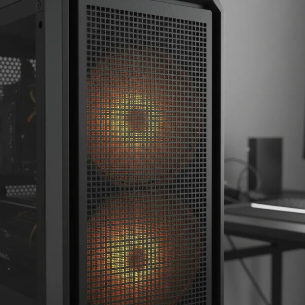 Gabinete Gamer Cougar Mx600 Rgb Full Tower 4 Fanes Argb NEGRO