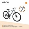 Bicicleta Montaña Bike Ruta R29 Freno Disco Acero Gris