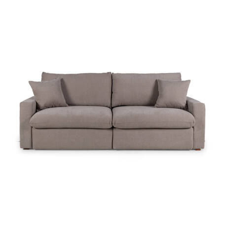 Sofá Cama Slow (Retráctil) - Tela Microfibra FX4-11 (Tostado)