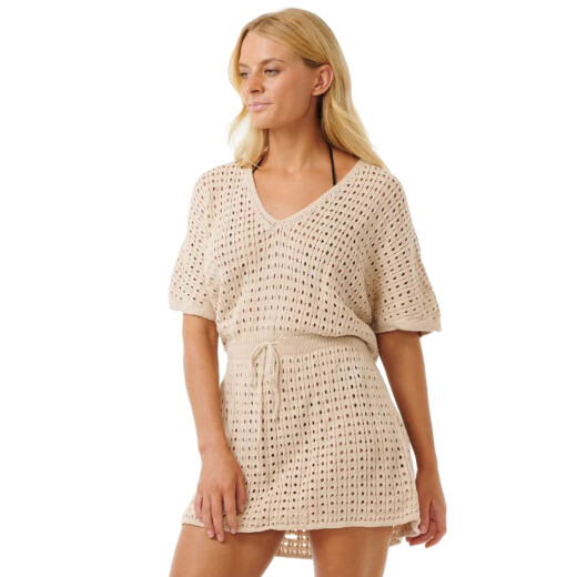 Vestido Rip Curl The Search Crochet Cover Up Vestido Rip Curl The Search Crochet Cover Up