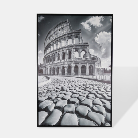 CUADRO DEC BLANCO/NEGRO 60X90CM Unica