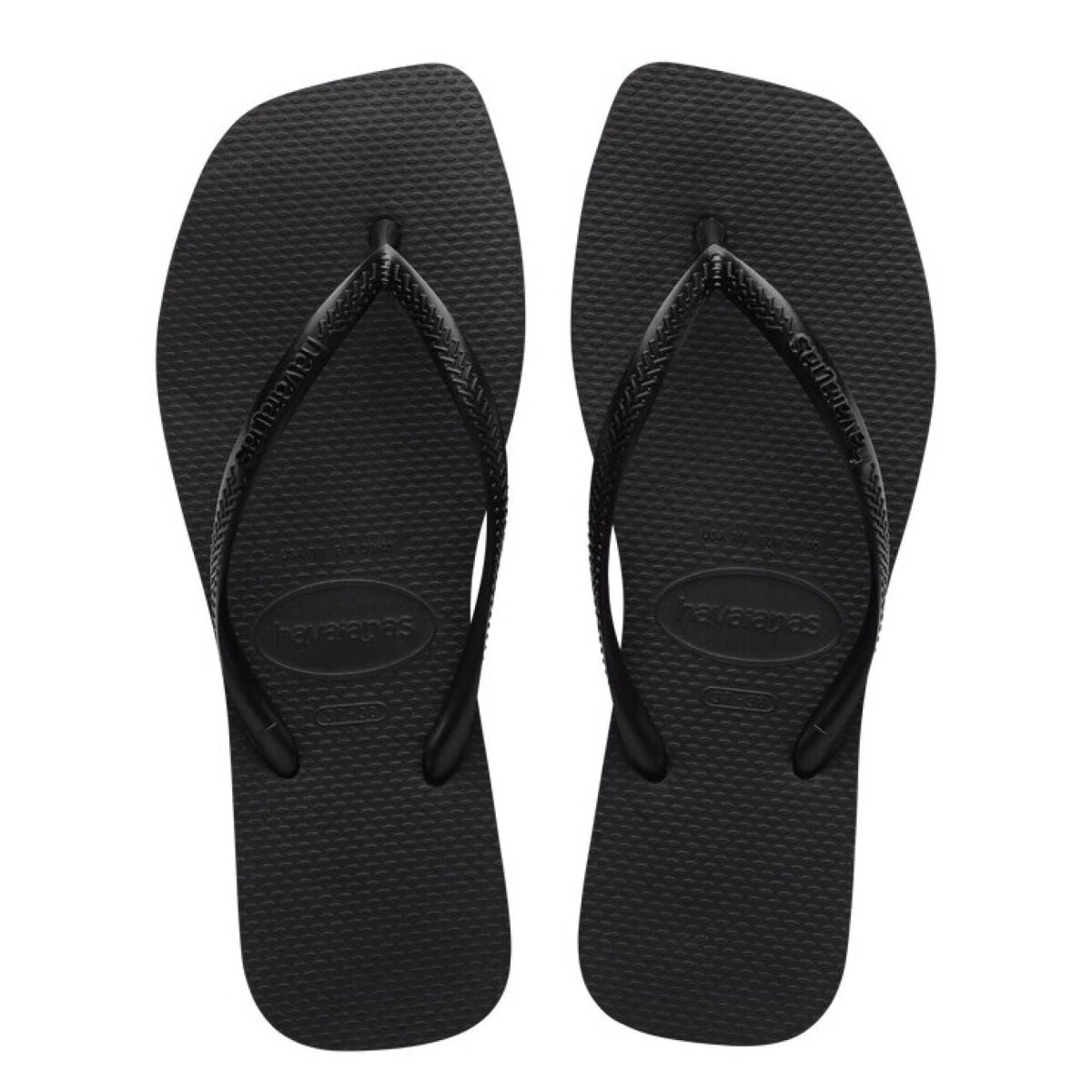 Sandalias de Mujer Havaianas Slime Square - Negro 