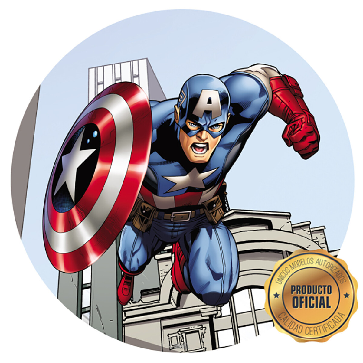 Lámina Avengers Personajes - Capitan America Red. — Zanetti