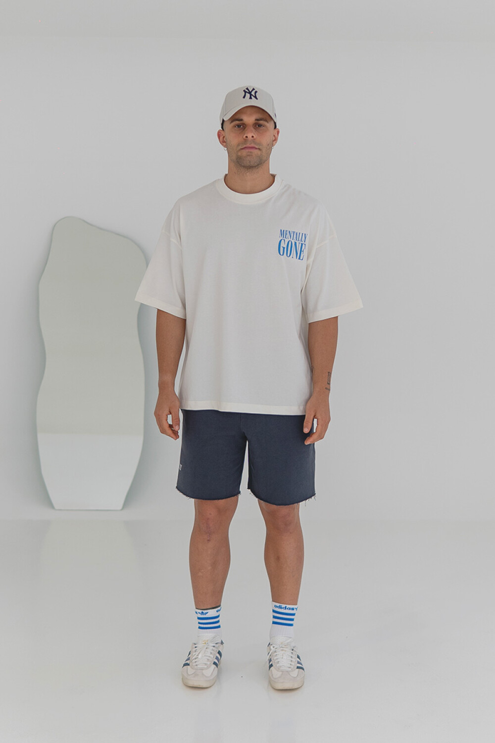 Remera Pulau Mentally Gone Blanco