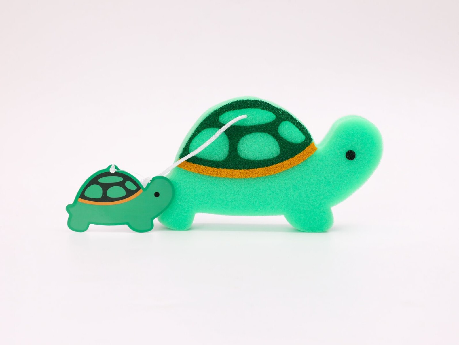 ESPONJA DE BAÑO CON DISEÑO DE TORTUGA BEBÉ 