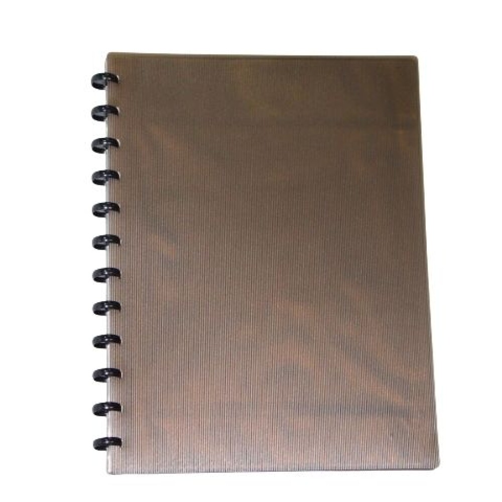 CARPETA TAMAÑO A4 CON 20 FUNDAS REMOVIBLES COLOR NEGRO