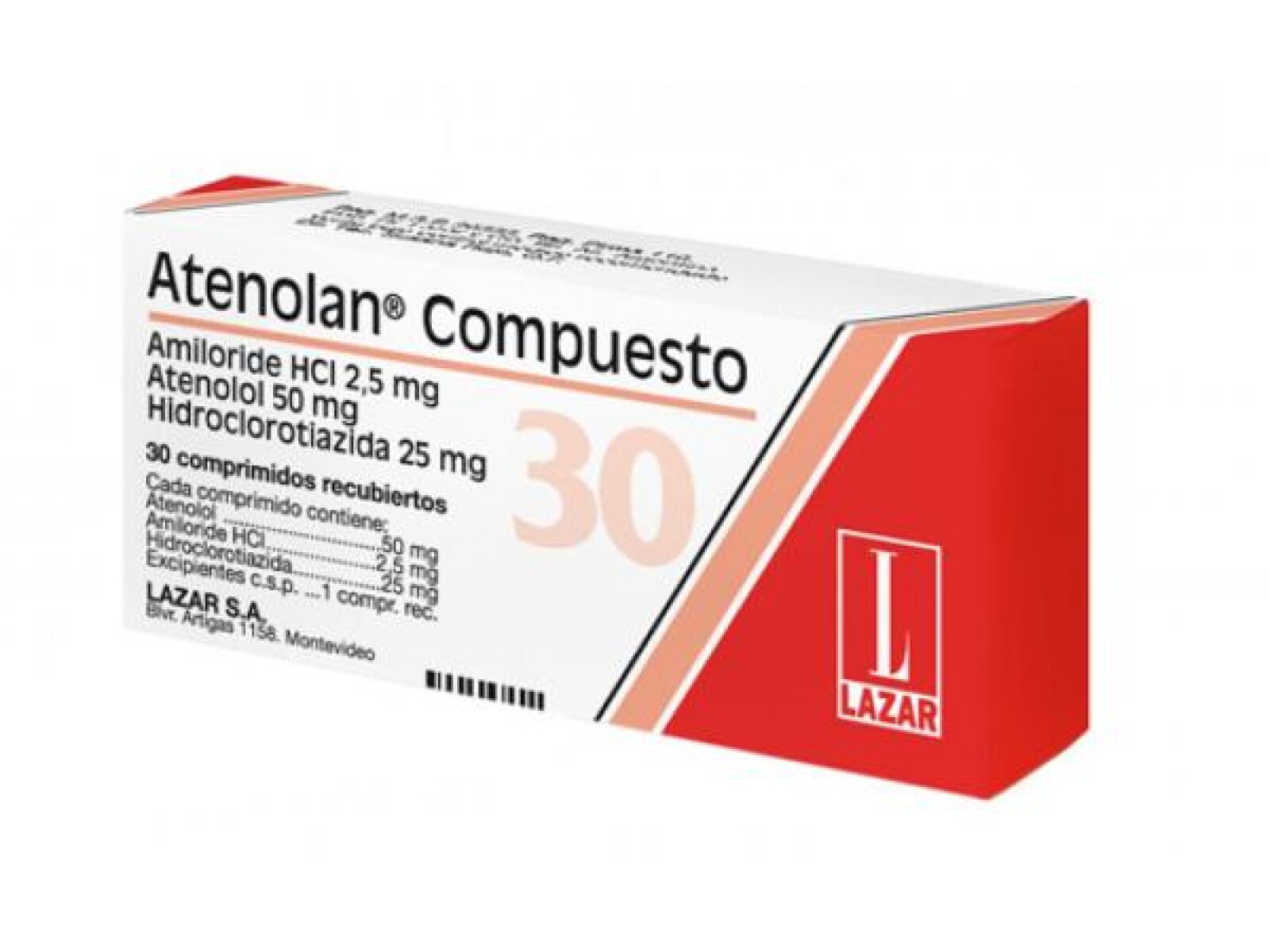 Atenolan Lazar Compuesto x20 Comprimidos – Control de la Presión Arterial
