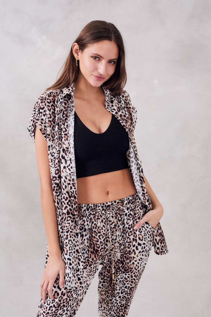 Blusa Animal Print Multi