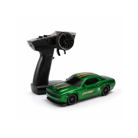 Auto drift a control remoto recargable Verde