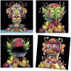 Crear con stickers Verduras de Primavera Giuseppe Arcimboldo