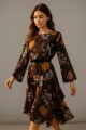 Vestido Garden Mostaza