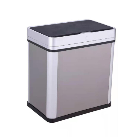 PAPELERA GRIS ACERO INOXIDABLE P1010Y