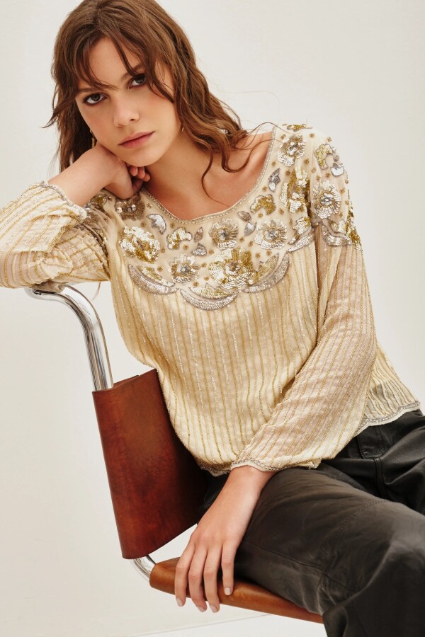 Camisa Charles Embro Crudo