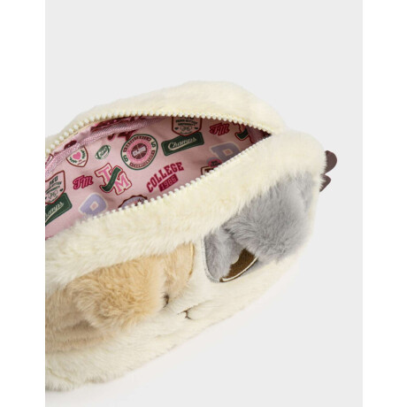 Cartuchera De Peluche Con Forma De Gatito Combinacion Bicolor