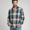 Camisa franela azul