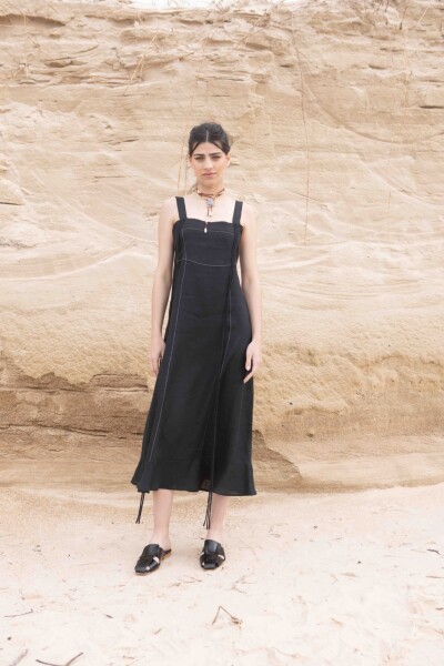 VESTIDO INDA Negro