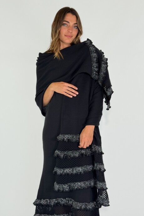 PASHMINA AZAHAR Negro