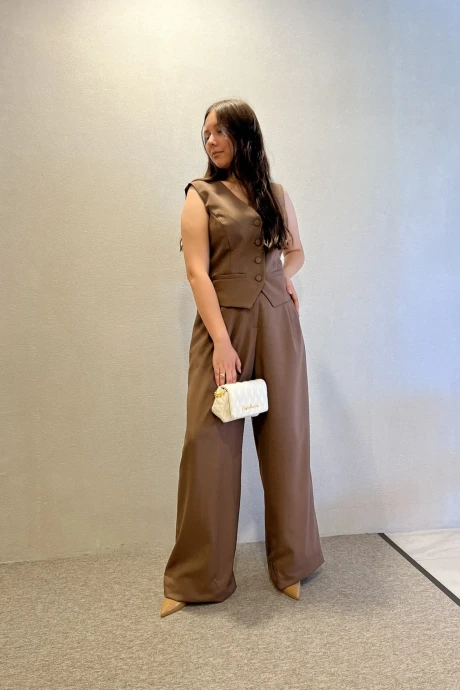 Chaleco Vanessa Marrón