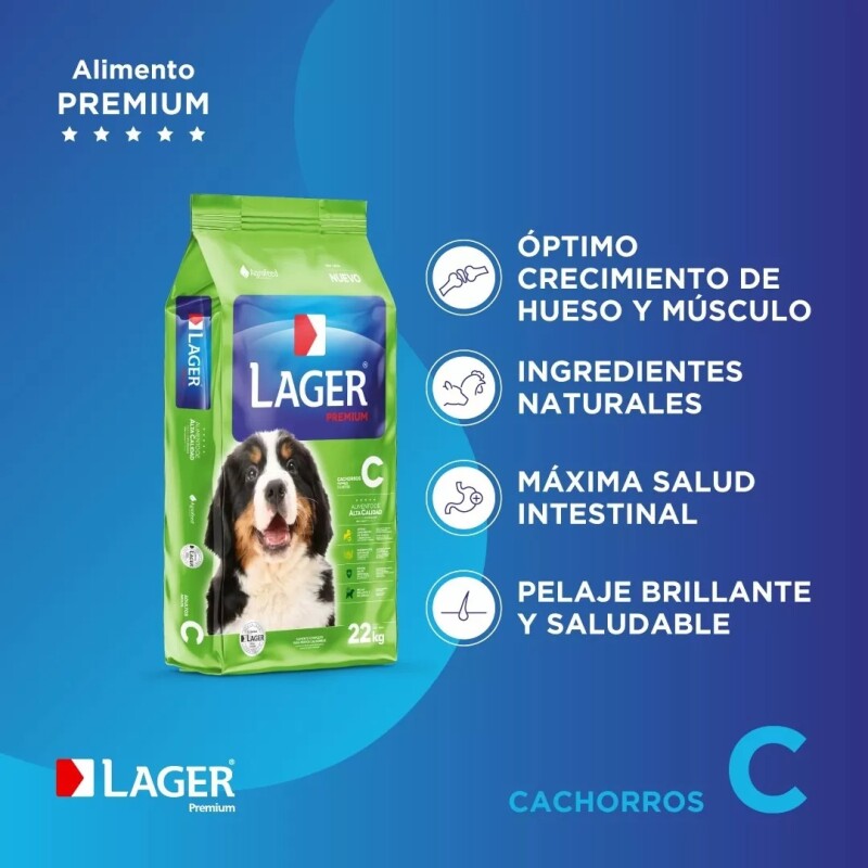 LAGER PERROS CACHORROS 10 KG