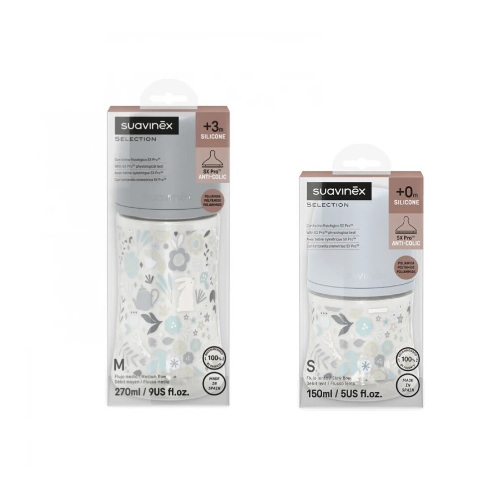 Set Regalo Biberones Wonder Suavinex Celeste