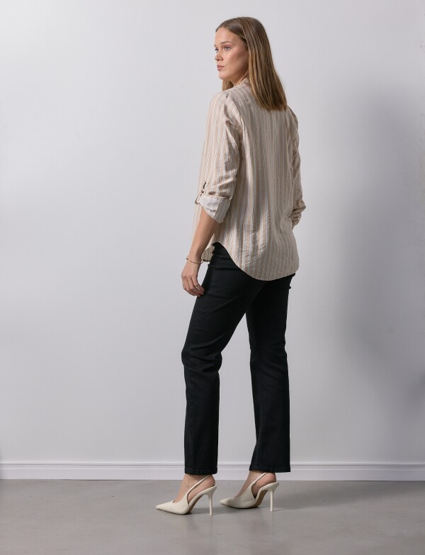 Blusa Lineas BEIGE/MULTI