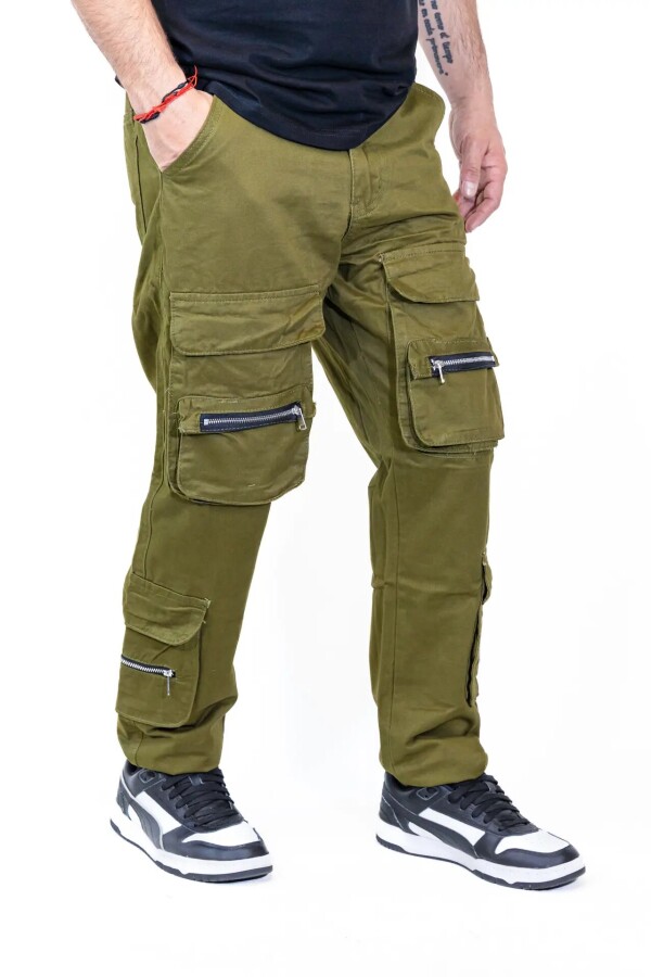 Cargo gabardina Verde