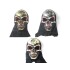 Careta Halloween de calavera 3 colores 25cm Careta Halloween De Calavera 3 Colores 25cm