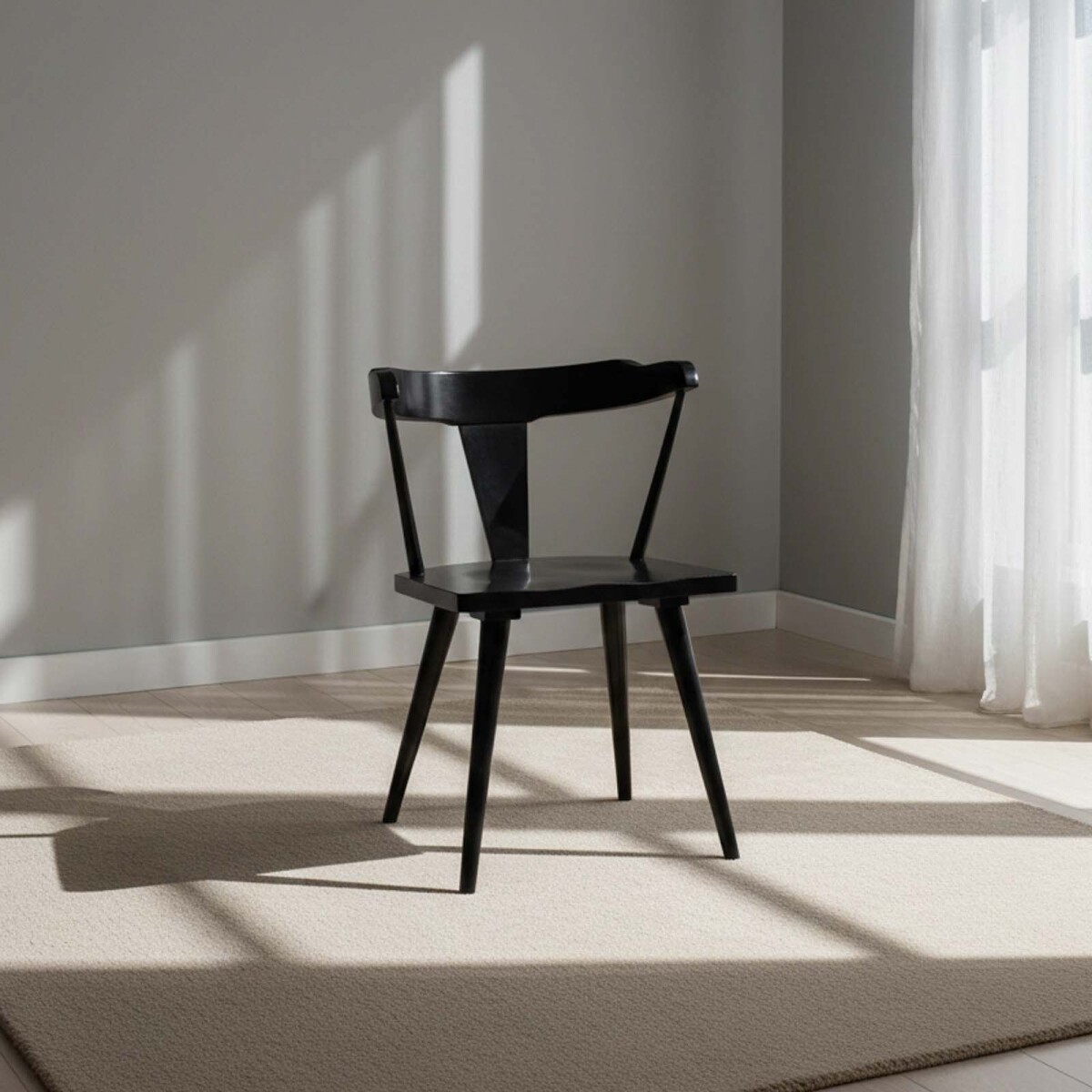 SILLA DE COMEDOR - MADERA NEGRO WESTAN 