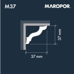 Moldura de poliestireno M37 Maropor Moldura de poliestireno M37 Maropor