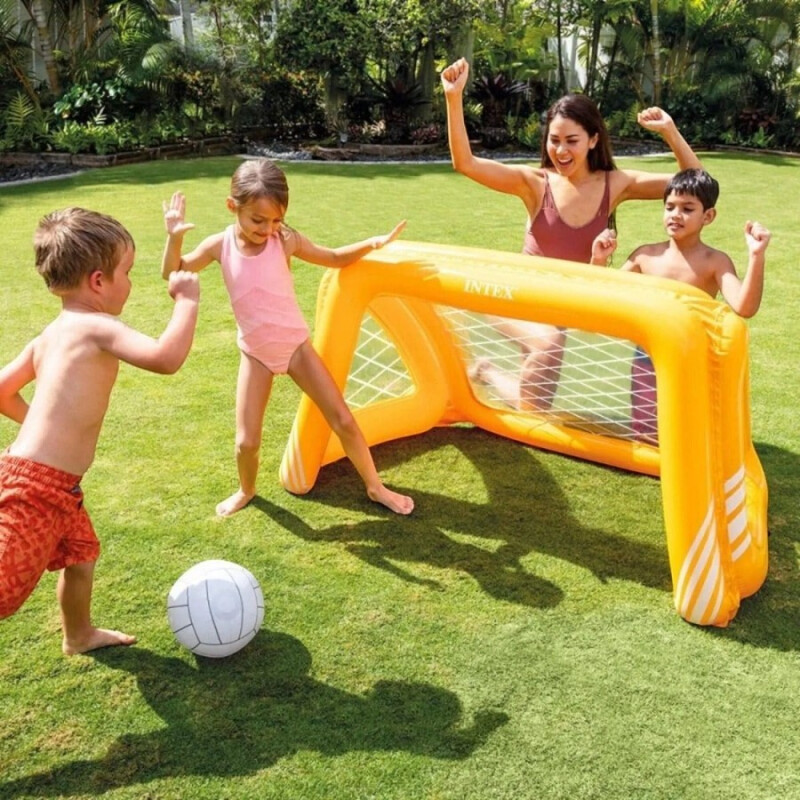 Arco fútbol inflable Intex con pelota Arco fútbol inflable Intex con pelota