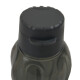 Botella caramañola plástica con tapón 800 ml NEGRO