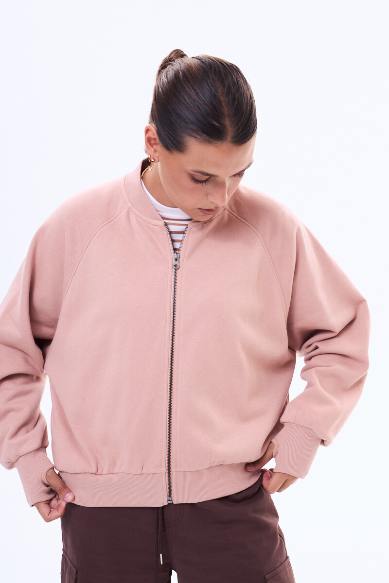 Campera de felpa Taubate Beige