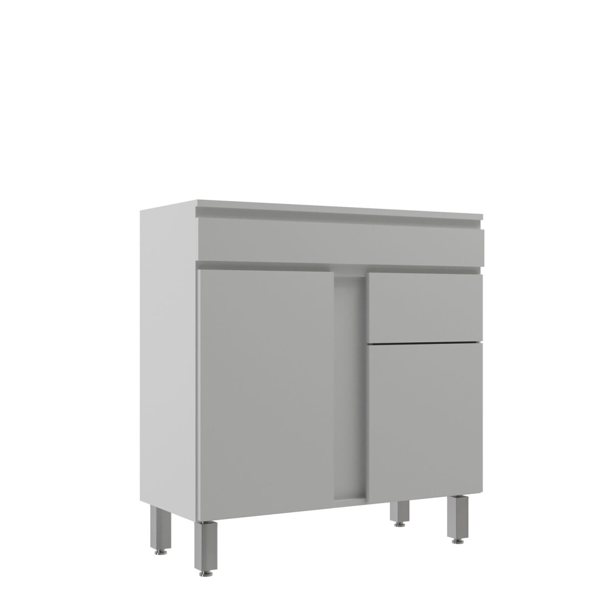 MUEBLE DE BAÑO - 80 CM MDF BLANCO ONTARIO 