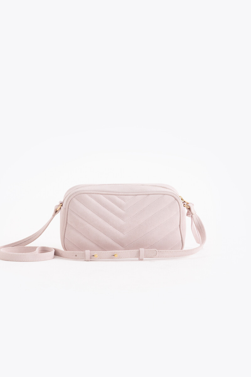 BANDOLERA LIPSTICK SUEDE Rosa