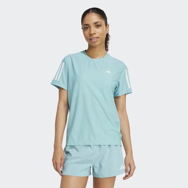 Remera Adidas Own The Run Verde