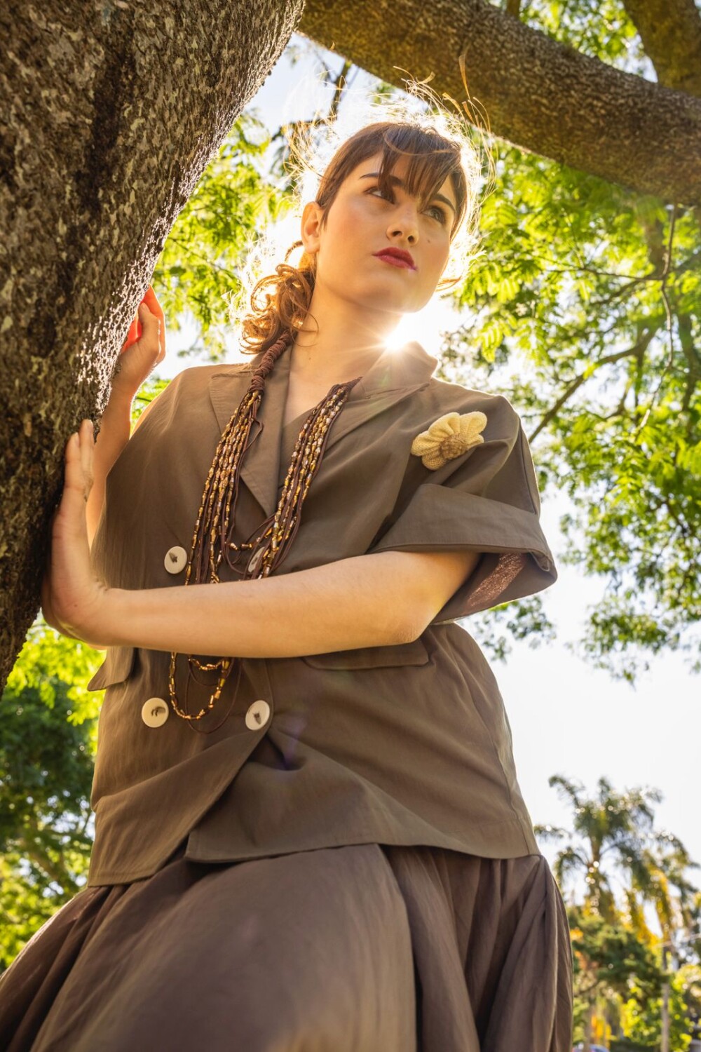 CHAQUETA ALGODON KORA CHOCO