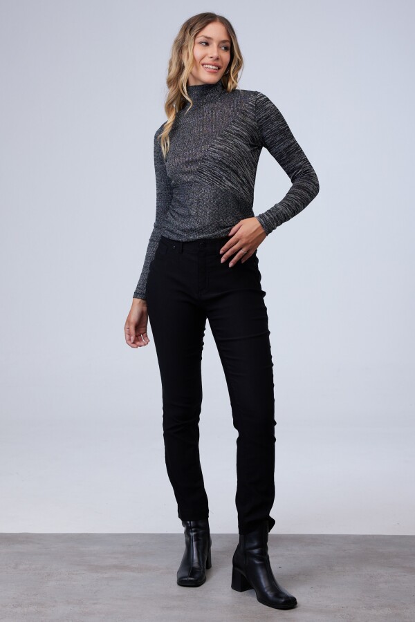Pantalon Corte Jean NEGRO