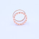 Bulgari Bzero 1 anillo oro 18k rosa y cerámica blanca con estuche original. Bulgari Bzero 1 anillo oro 18k rosa y cerámica blanca con estuche original.
